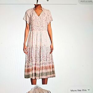 Lucca floral tiered dress size medium